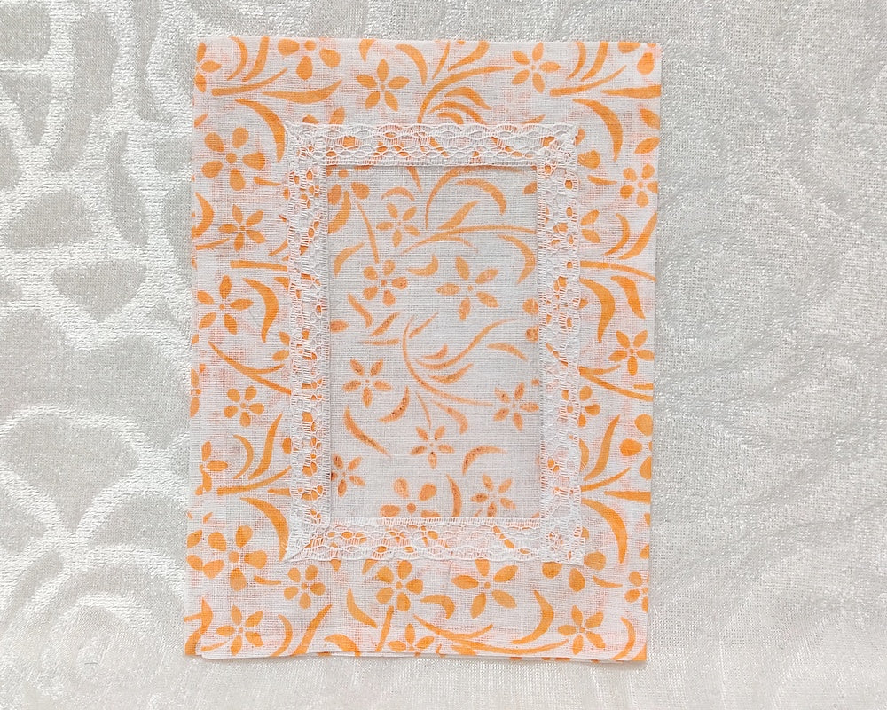 Post Card Size Chandan Print Cotton Chitraji Vastra
