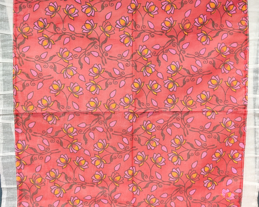 Big  Size Flower Print  Cotton Pichhwai
