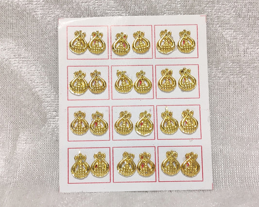 Golden Imitation Kundal