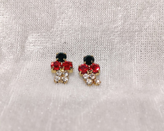 Coloured Diamond Kundal,