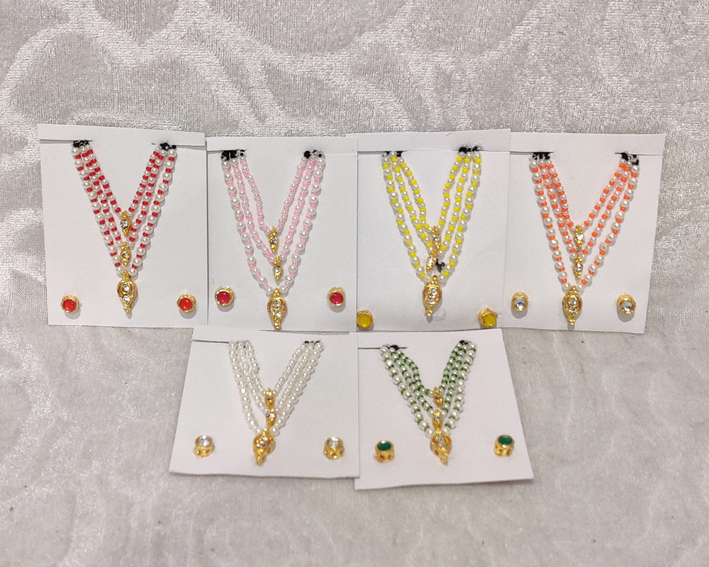 Coloured Moti Malaji Set
