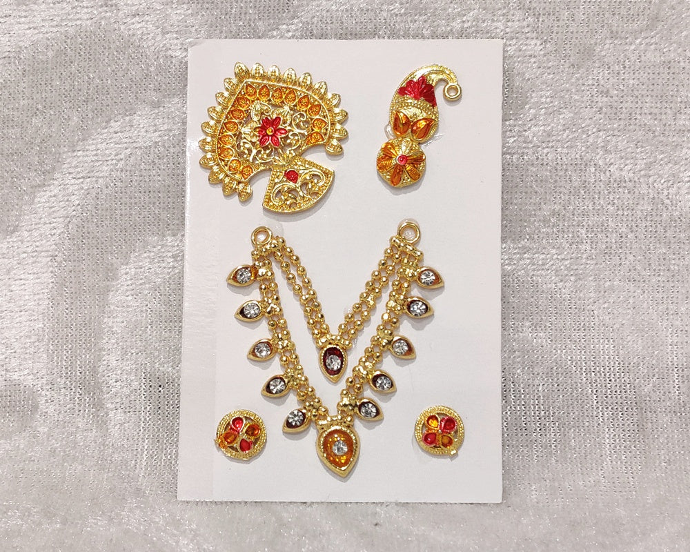 Golden Minakari Malaji Set