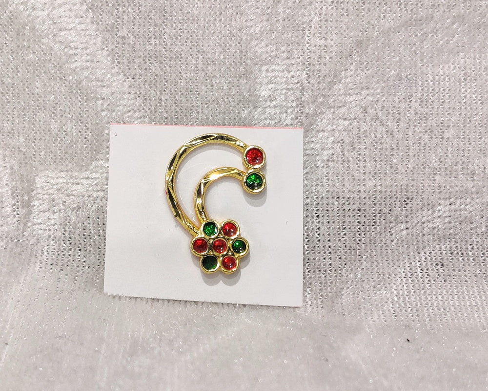 Golden Meenakari Shishfool