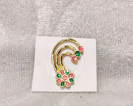 Golden Meenakari Shishfool