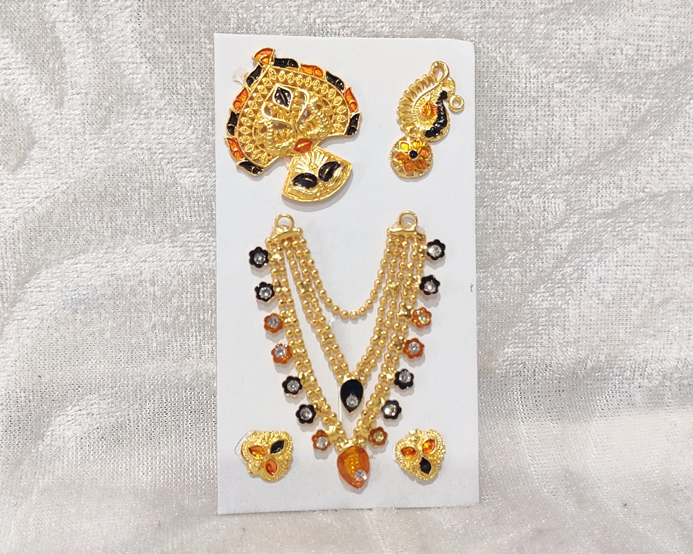 Golden Minakari Malaji Set