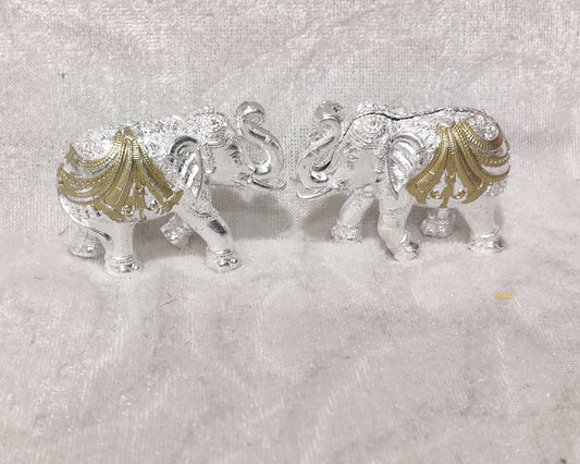 Silver Metal Elephant