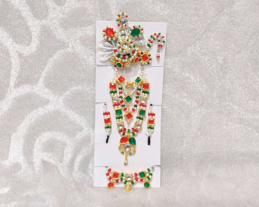 Complete Diamond Moti Malaji Set