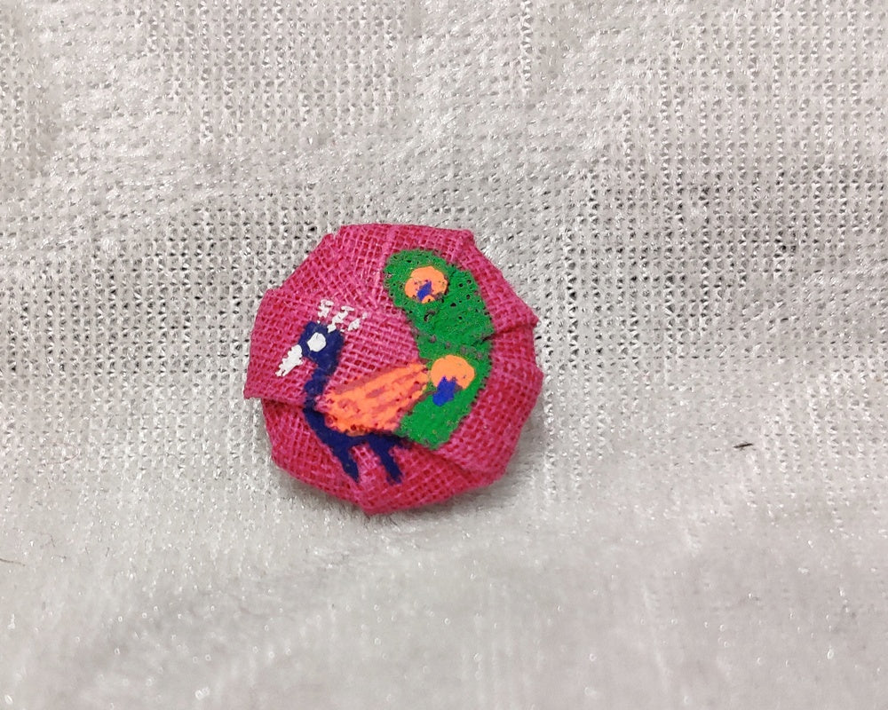 Hand Painted Coloured Cotton Pagh