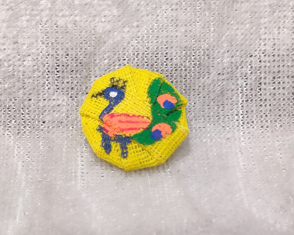 Hand Painted Coloured Cotton Pagh