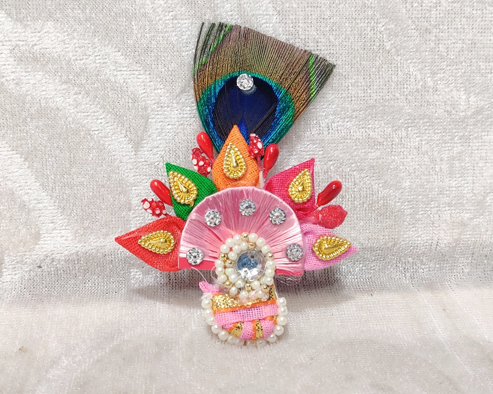 Designer Peacock Fether Chandrika