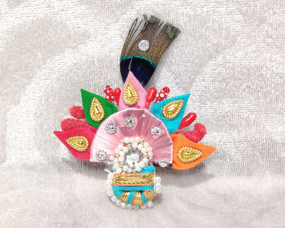 Designer Peacock Fether Chandrika