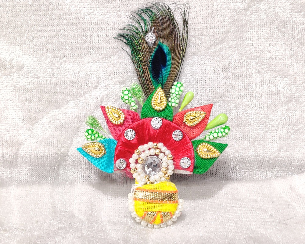 Designer Peacock Fether Chandrika