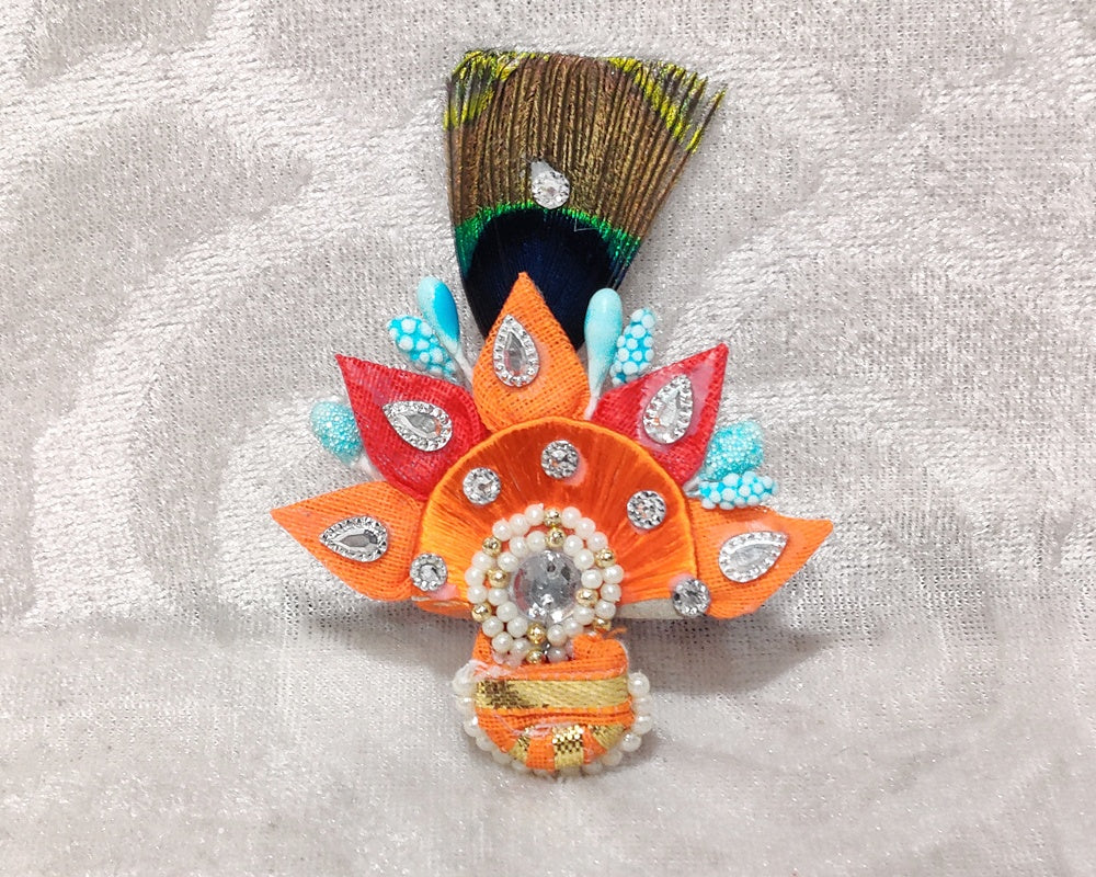 Designer Peacock Fether Chandrika