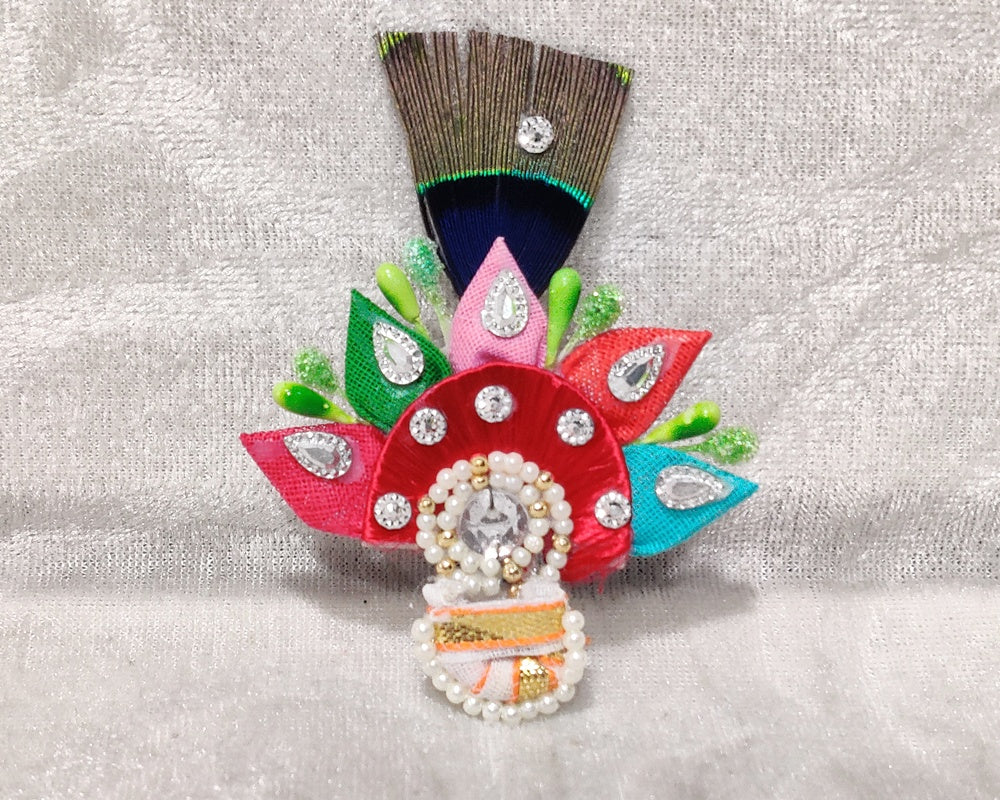 Designer Peacock Fether Chandrika