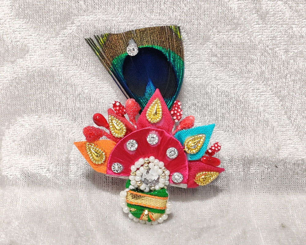 Designer Peacock Fether Chandrika