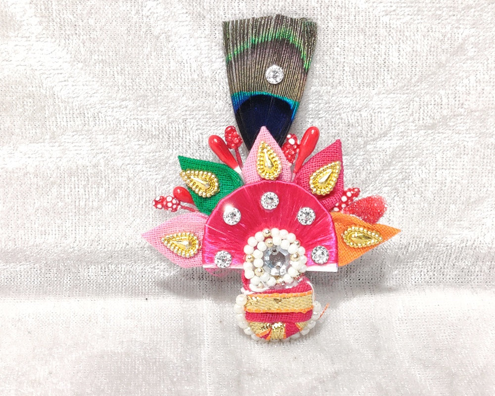 Designer Peacock Fether Chandrika