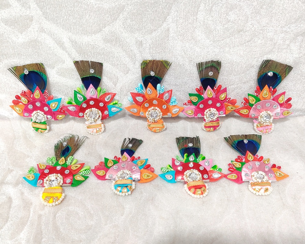 Designer Peacock Fether Chandrika