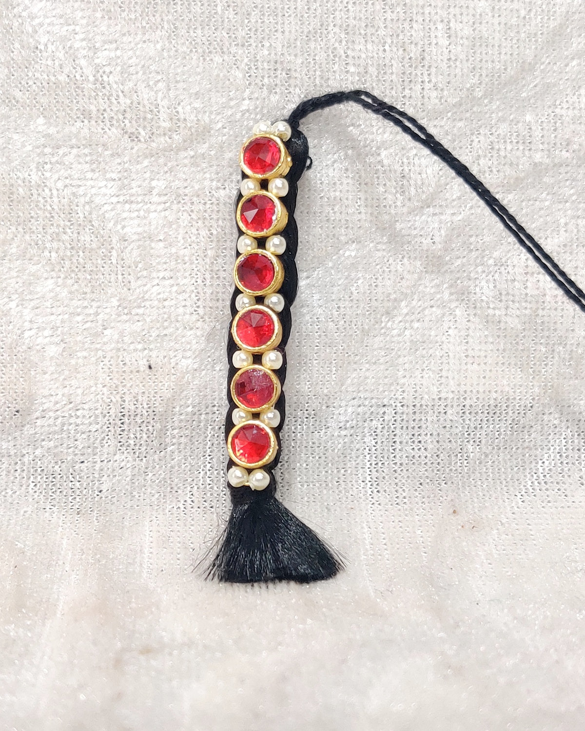 Small Size Coloured Kundan Diamond Choti