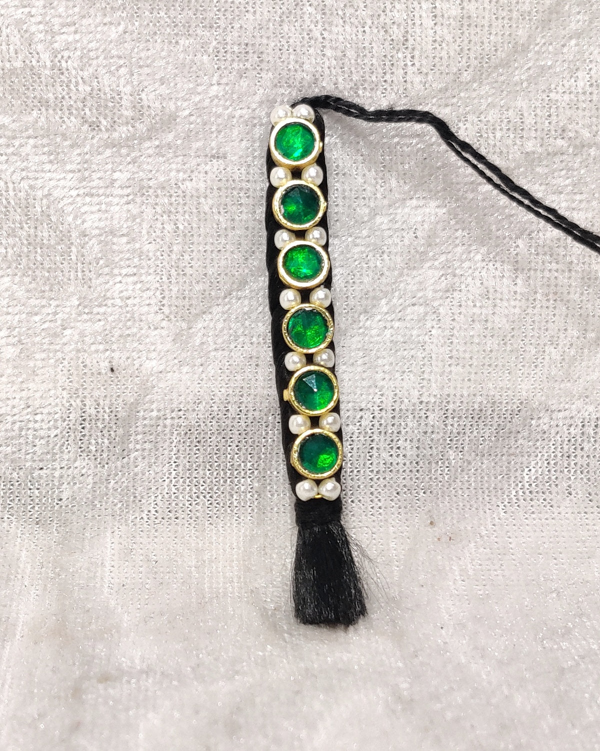 Small Size Coloured Kundan Diamond Choti