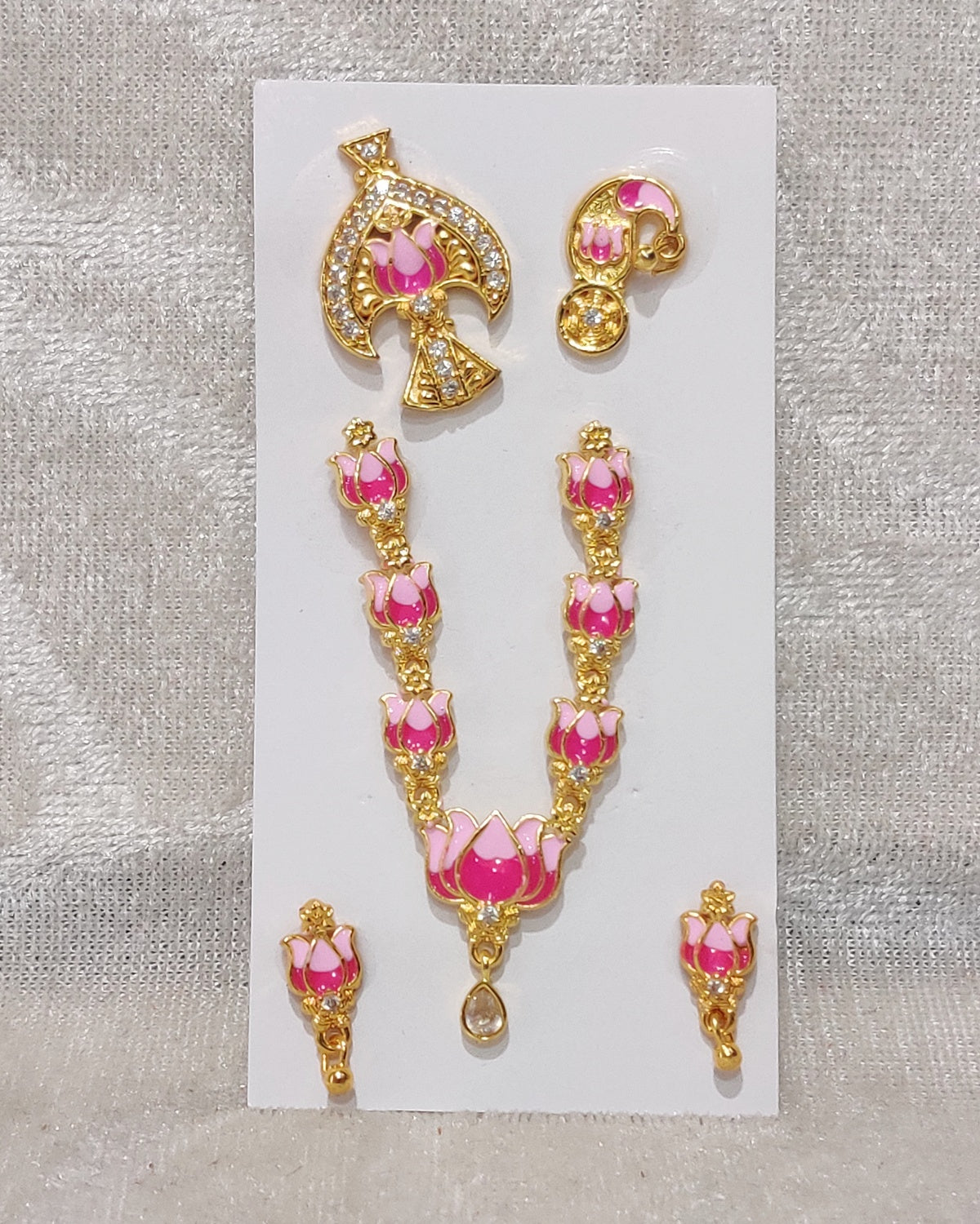 Golden kamal Meenakari Malaji Small