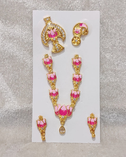 Golden kamal Meenakari Malaji Small
