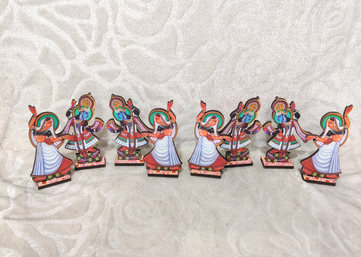 MDF Cutout Of Raas Leela Set, Big