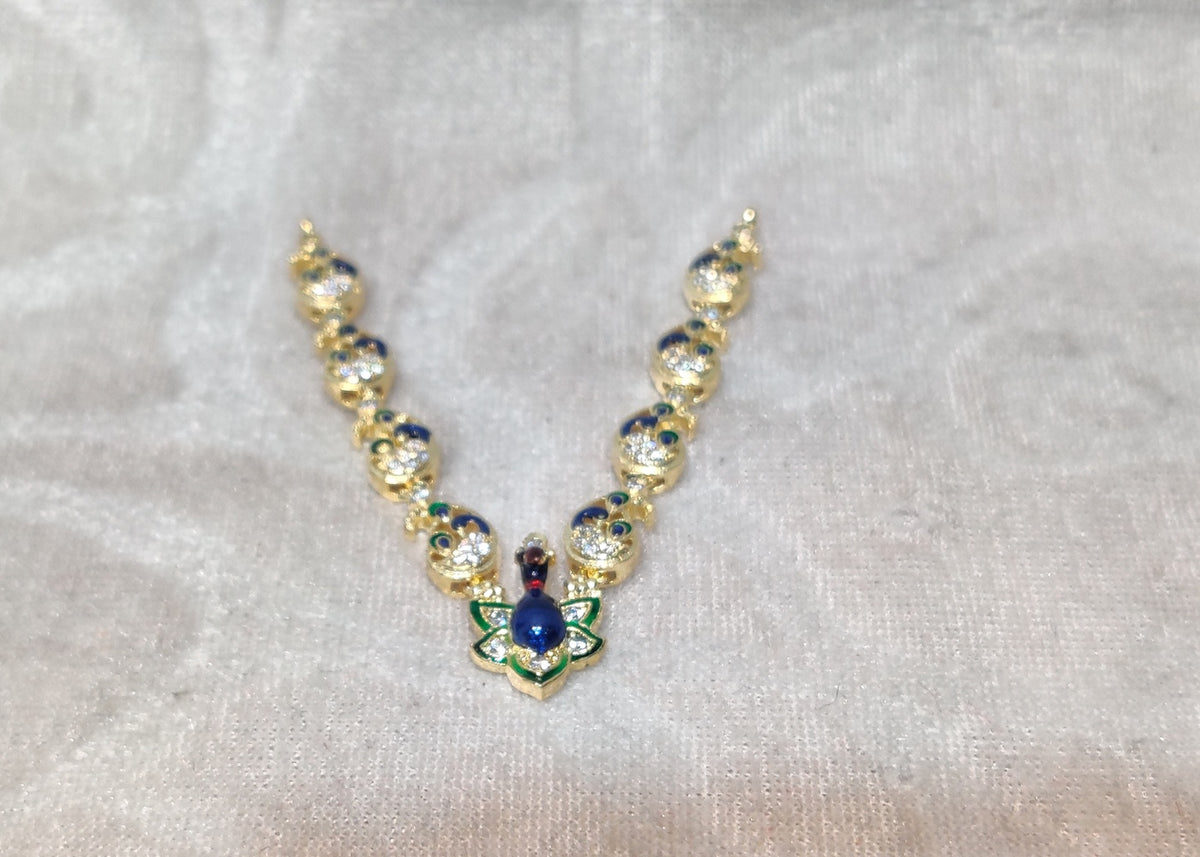 American Diamond Pecock Malaji