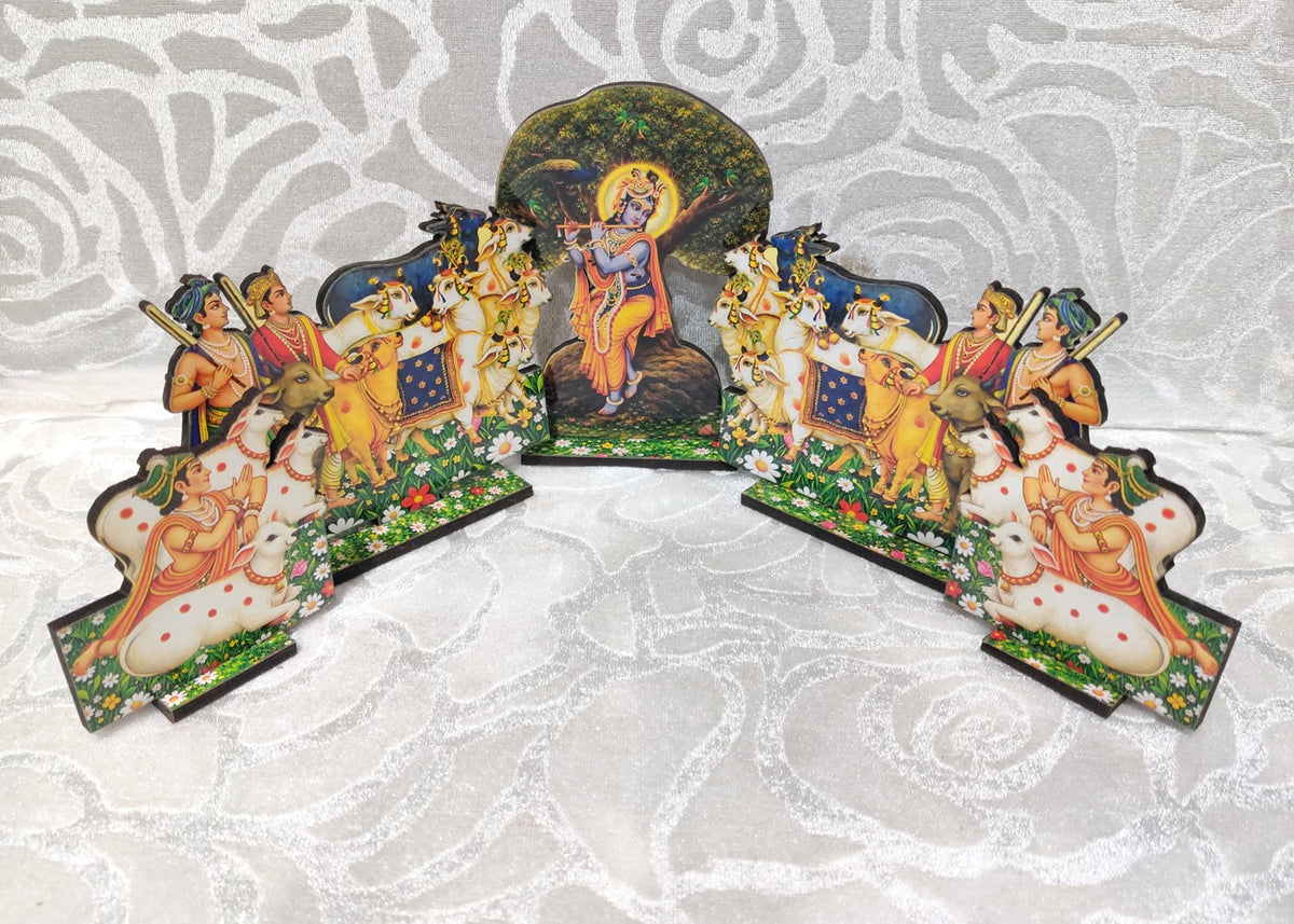 Krishna Gaucharan Leela Set,