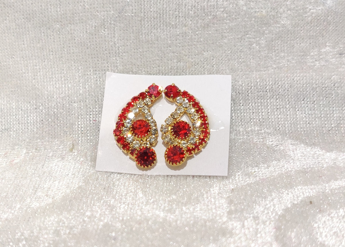 Coloured Diamond Kundal,