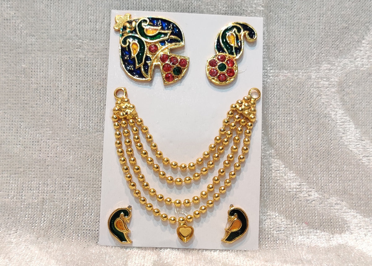 Golden Minakari Malaji Set