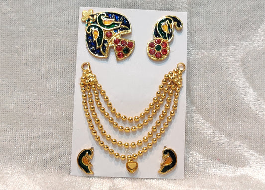 Golden Minakari Malaji Set